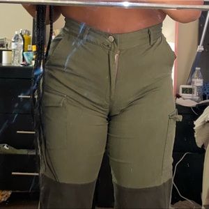 Green cargo pants